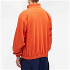 WTAPS Men's 33 Quarter Zip Fleece in Orange