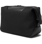 Paul Smith - Embroidered Leather-Trimmed Nylon Wash Bag - Black