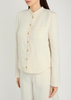 Emporio Armani Woven Jacket Cream