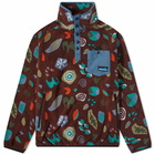 KAVU Men's Teannaway Snap Fleece in Peat Geo