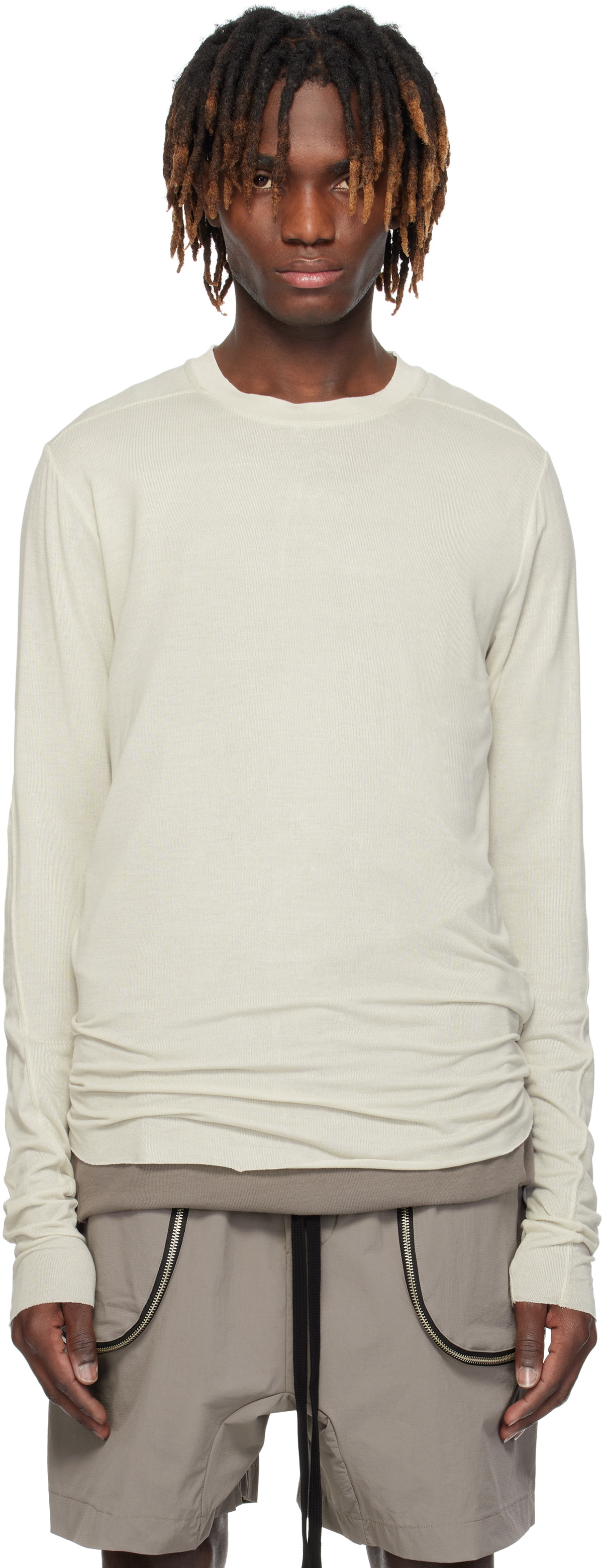 thom/krom Taupe M TS 861 T-shirt thom/krom