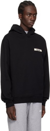 Jacquemus Black Les Classiques 'Le Hoodie Gros Grain' Hoodie