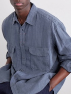 KAPITAL - Linen Shirt - Blue