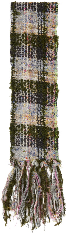 Photo: Collina Strada Green Vitelli Edition Skinny Scarf
