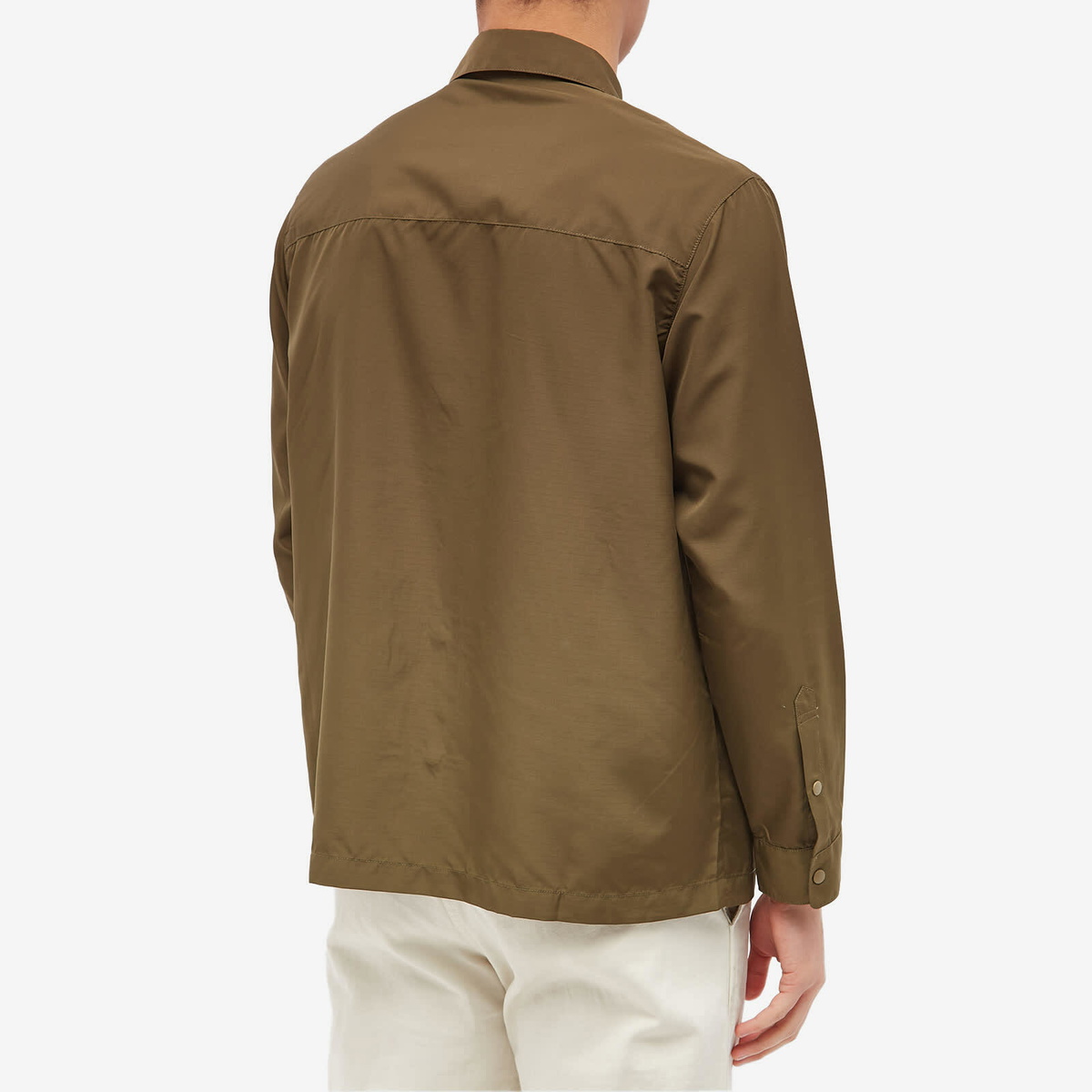 Gramicci Men's Light Ripstop Utility Shirt in Olive Drab