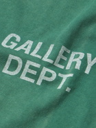Gallery Dept. - Vintage Logo-Print Cotton-Jersey T-Shirt - Green