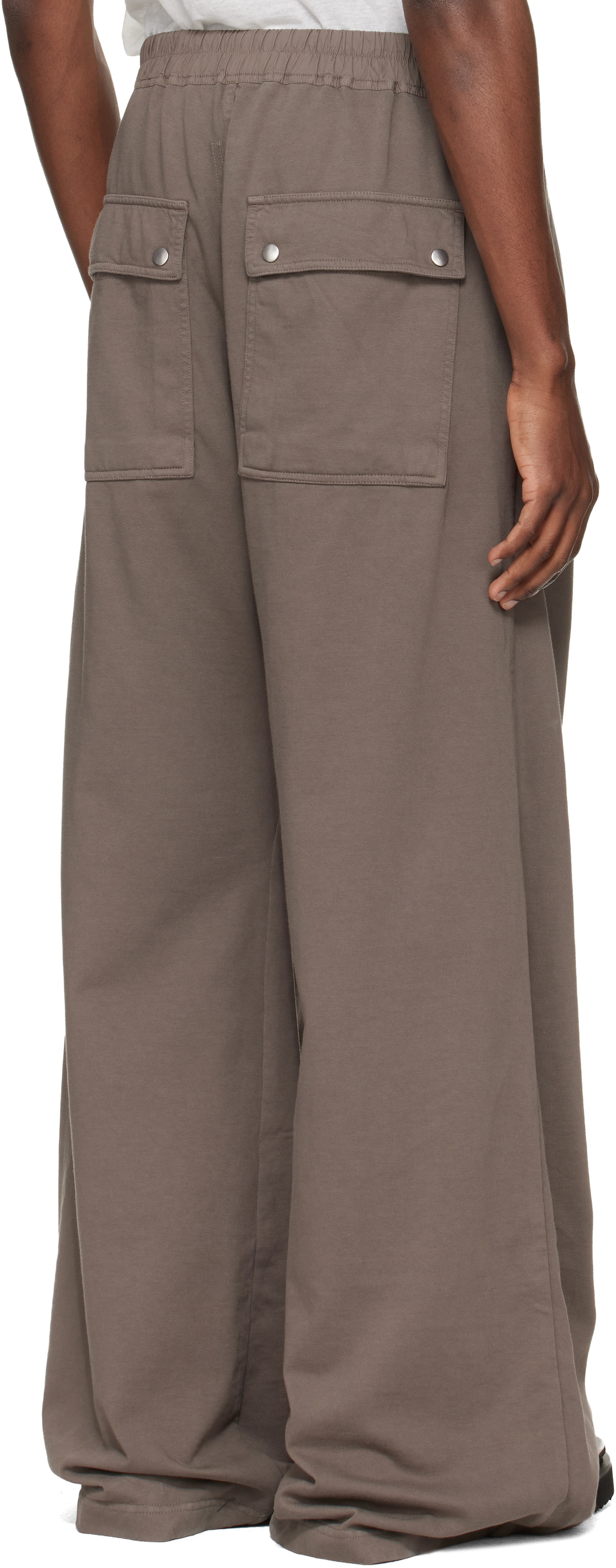 Rick Owens DRKSHDW Gray Temple Geth Belas Sweatpants
