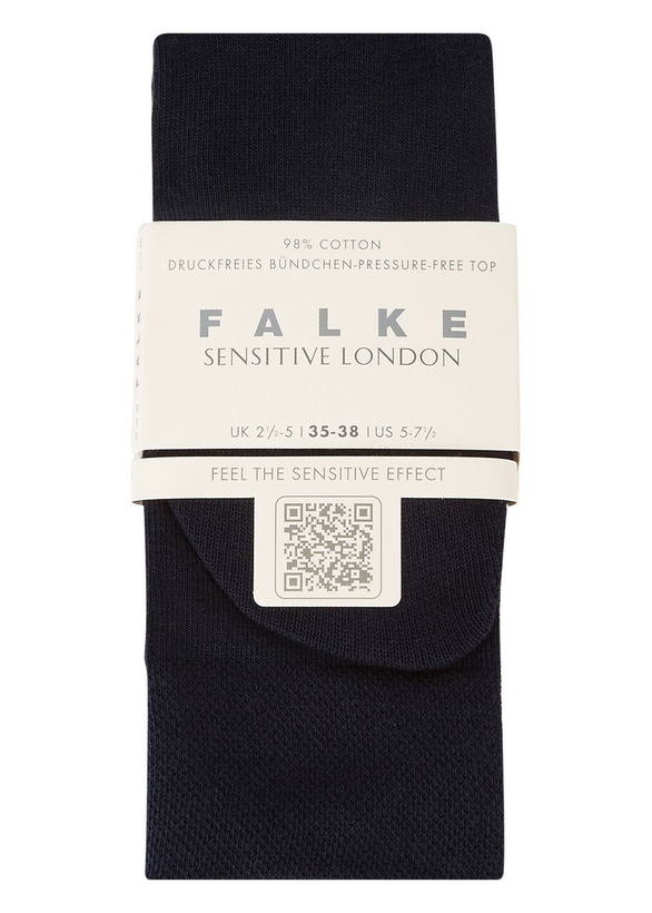 Photo: Falke Sensitive London Stretch Cotton Socks Navy