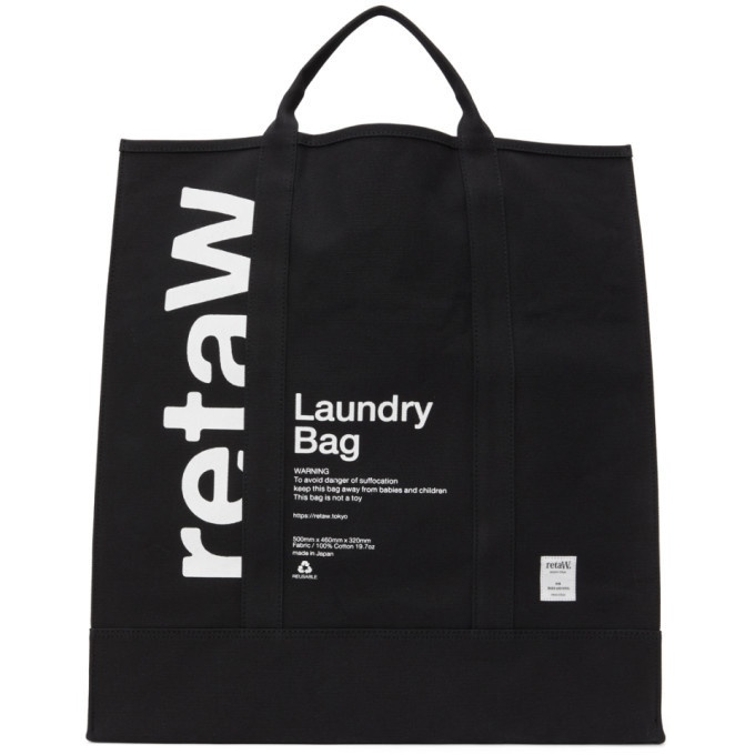 Photo: retaW Black Logo Laundry Tote