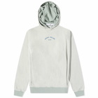 Stone Island Men's Marina Plated Dyed Popover Hoody in Sky Blue