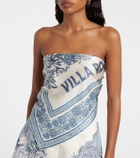 Alémais Villa Romantica silk scarf