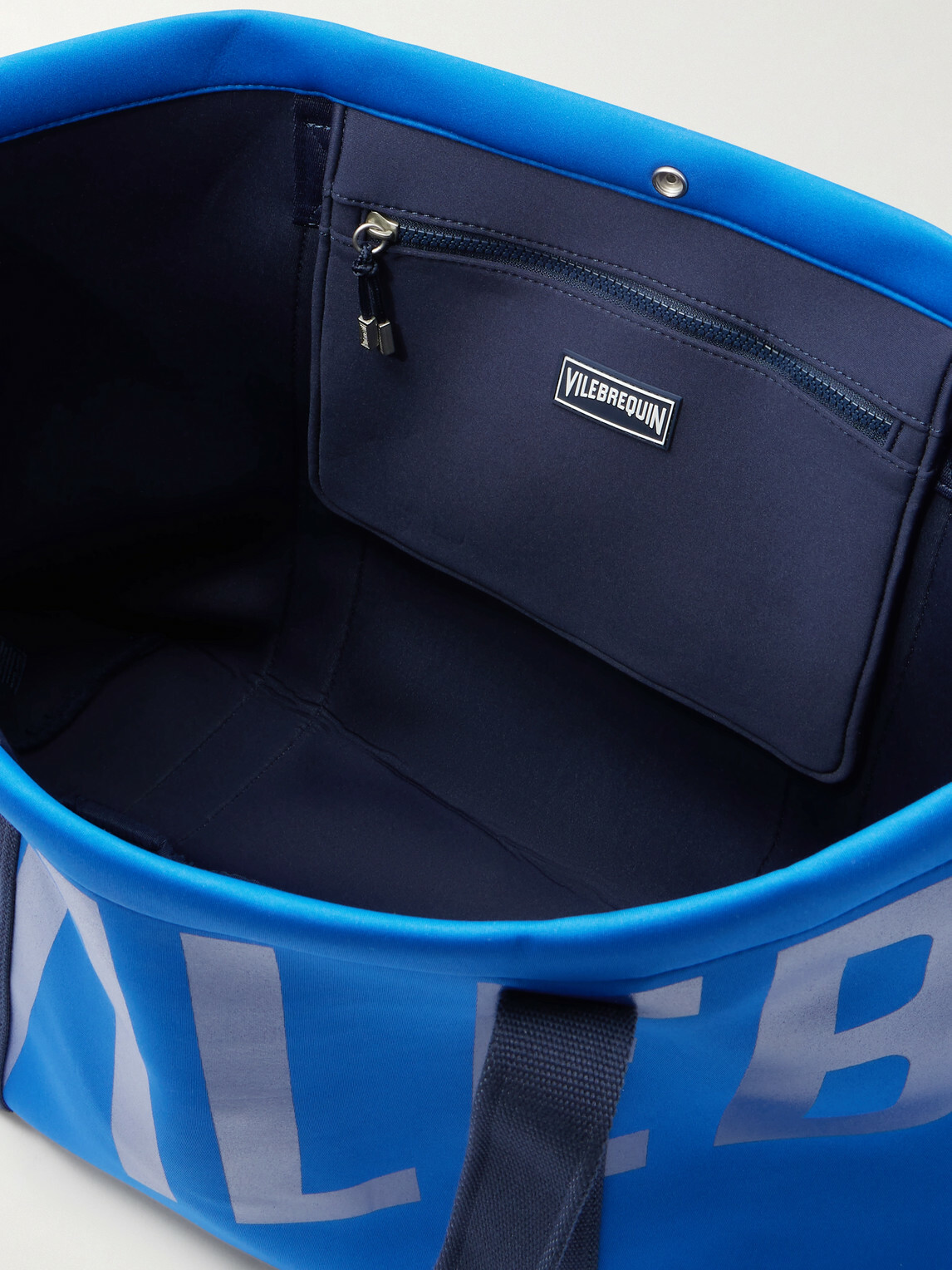 Vilebrequin - Logo-Print Webbing-Trimmed Scuba Tote Bag