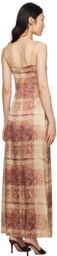 KIM SHUI SSENSE Exclusive Brown Maxi Dress