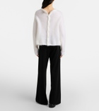 Loewe Belted wool wide-leg pants