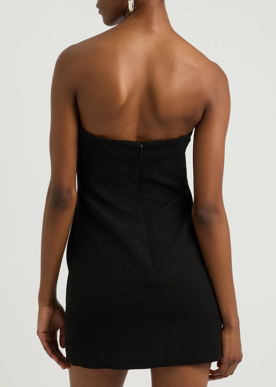 16 Arlington Stell Strapless Mini Dress Black