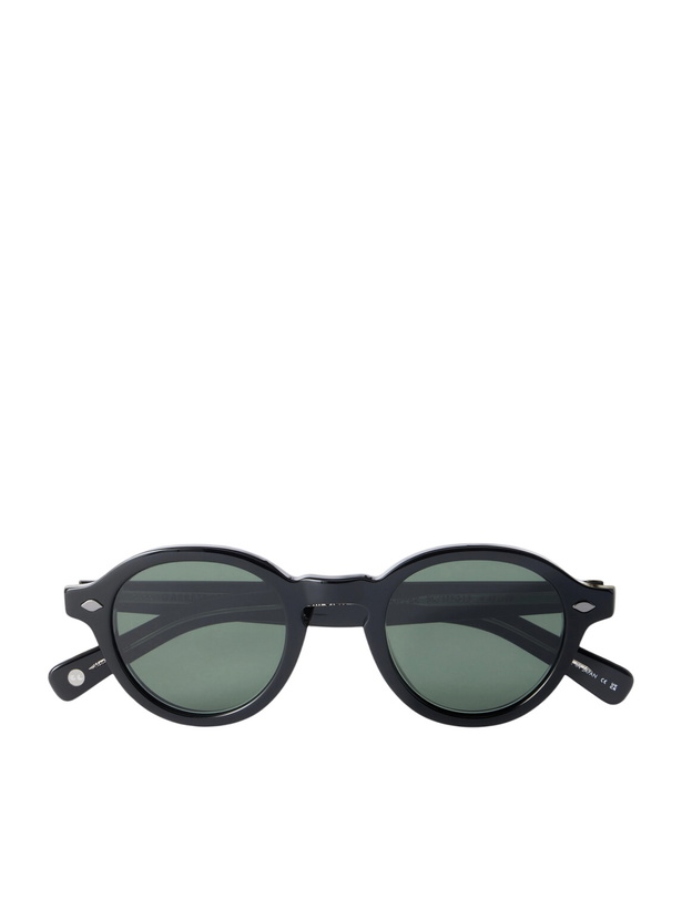 Photo: Garrett Leight California Optical - Flipper Round-Frame Acetate Sunglasses