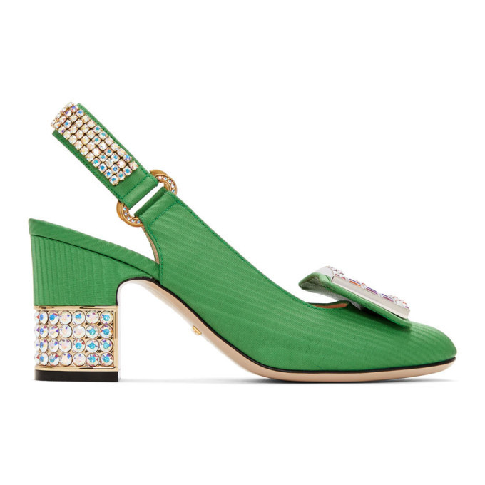 Gucci hotsell green heels