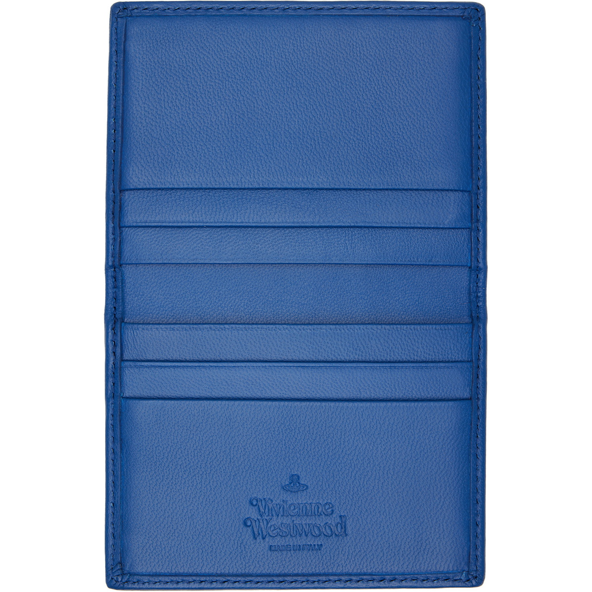 Vivienne Westwood Blue Orb Man Bifold Card Holder