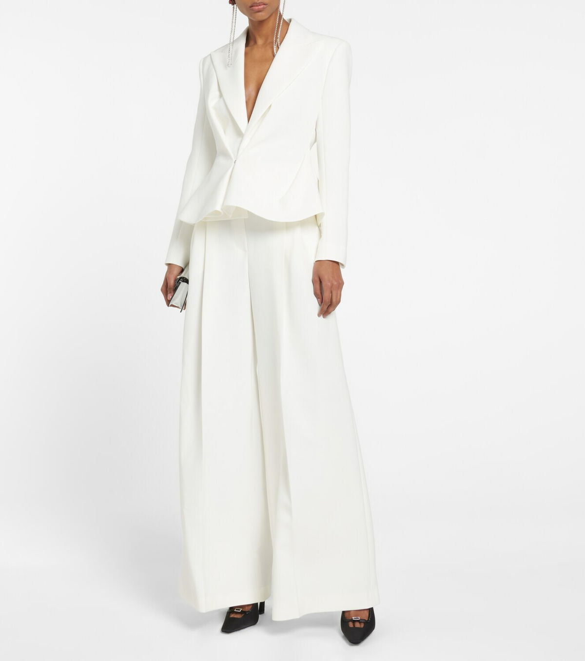 Alexandre Vauthier - High-rise crêpe pants
