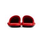 Balenciaga Red Velvet Home Loafers