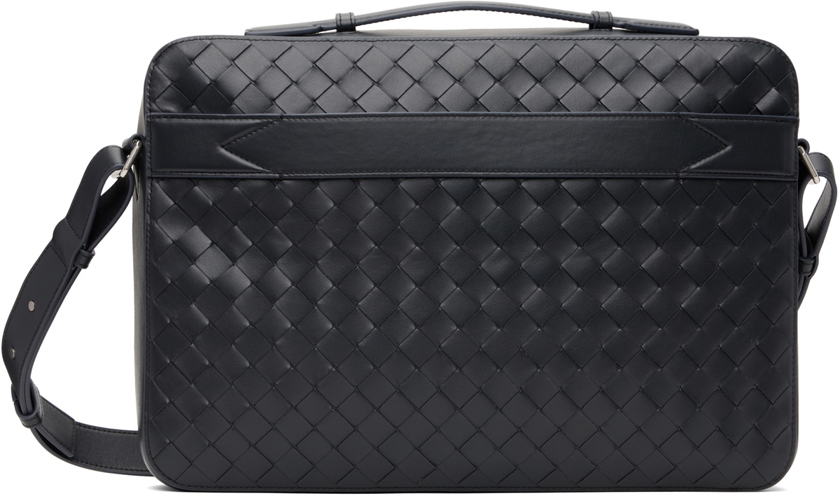 Bottega Veneta Gray Getaway Slim Briefcase