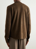 The Row - Lautaro Virgin Wool and Cashmere-Blend Cardigan - Brown