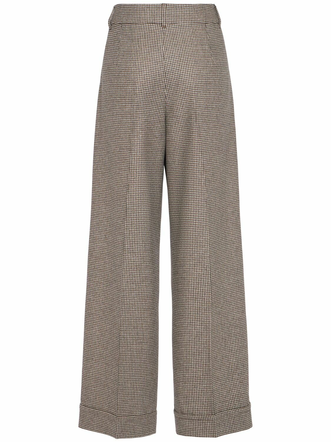 S MAX MARA Lilly Houndstooth Straight Pants S Max Mara
