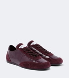 Jimmy Choo Sunny leather and suede sneakers