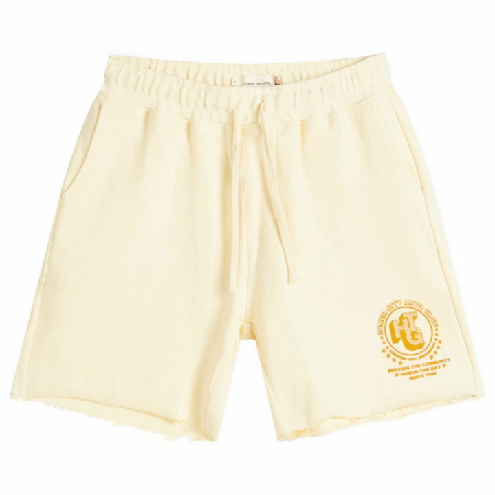 Photo: Honor the Gift Men's Race Herringbone Short in White