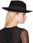 Maison Michel Black Felt Virginie Fedora