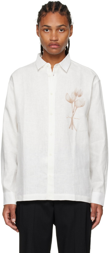 Photo: Jacquemus Off-White 'Le Chemise Baou' Shirt