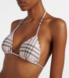 Burberry Burberry Check bikini top