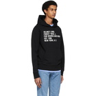 Helmut Lang Black Standard Hoodie