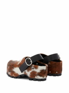 Jil Sander Cow-Print Clogs