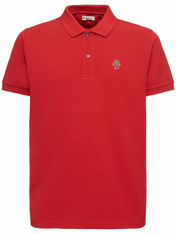 Photo: BALLY Organic Cotton Logo Polo