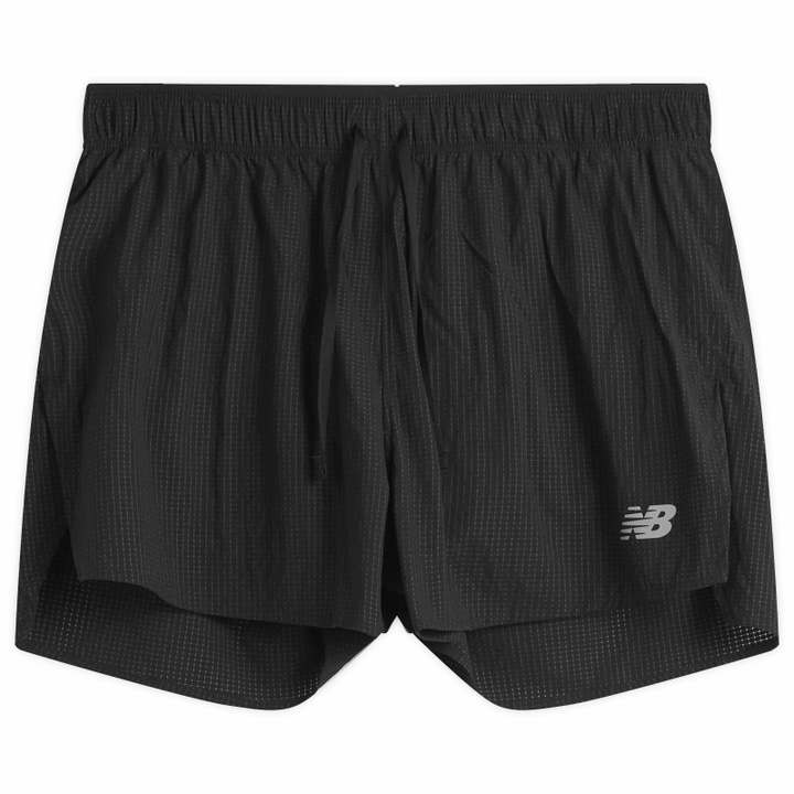 Photo: New Balance RC Ultra Light Split Short 3" in Black