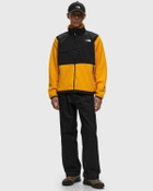 The North Face Retro Denali Jacket Black/Yellow Fleece Jackets