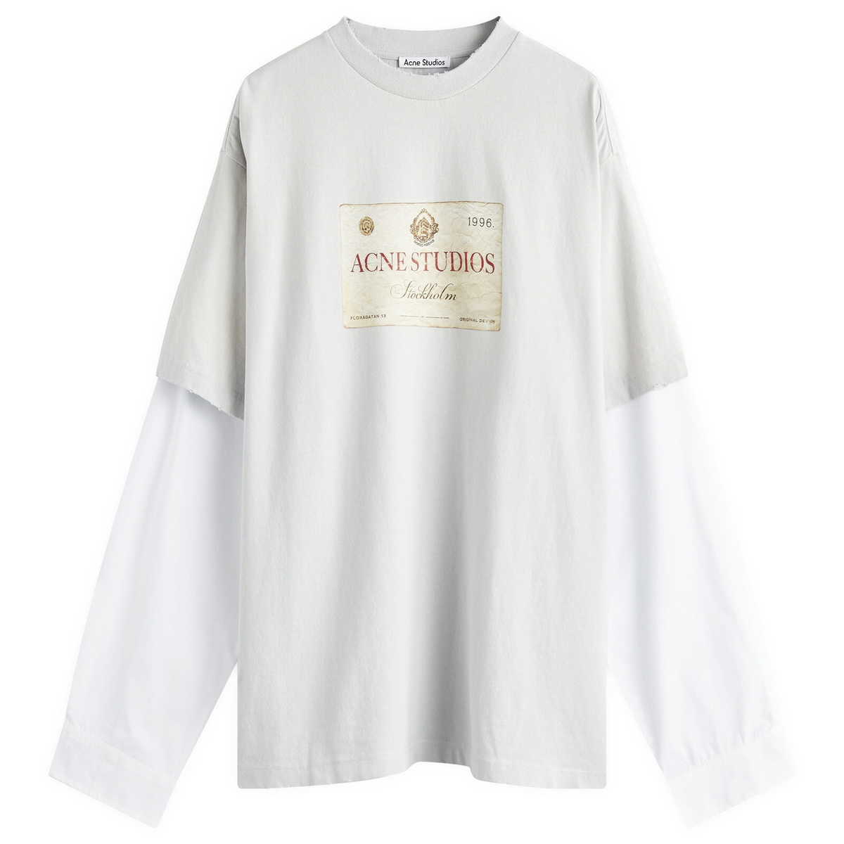 Acne Studios White sale Crystals Tshirt