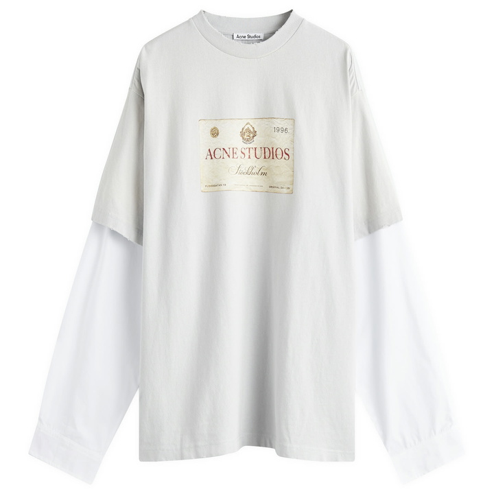 Acne Studios White Jellyfish Patch T-Shirt Acne Studios