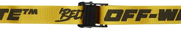 Photo: Off-White Yellow Classic Industrial Belt