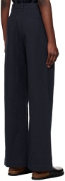 A.P.C. Navy Tressie Trousers