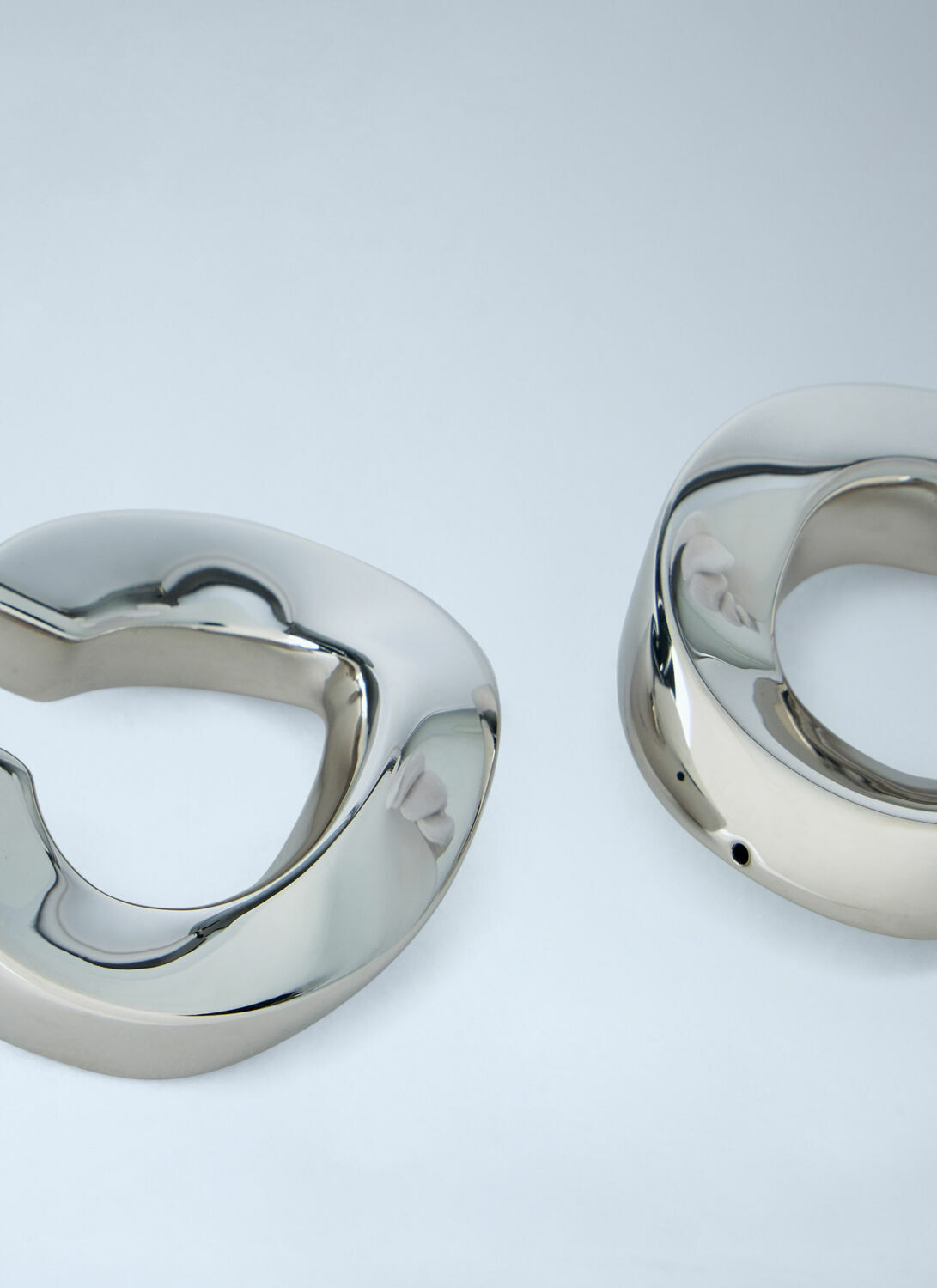 Jil Sander Sculpted Hoop Earrings