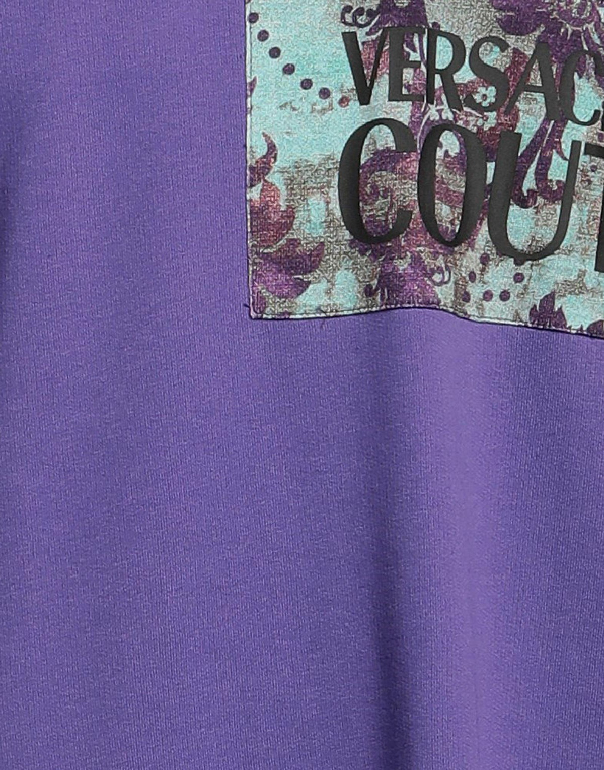 Versace Jeans Couture Mens Sweatshirt in Purple