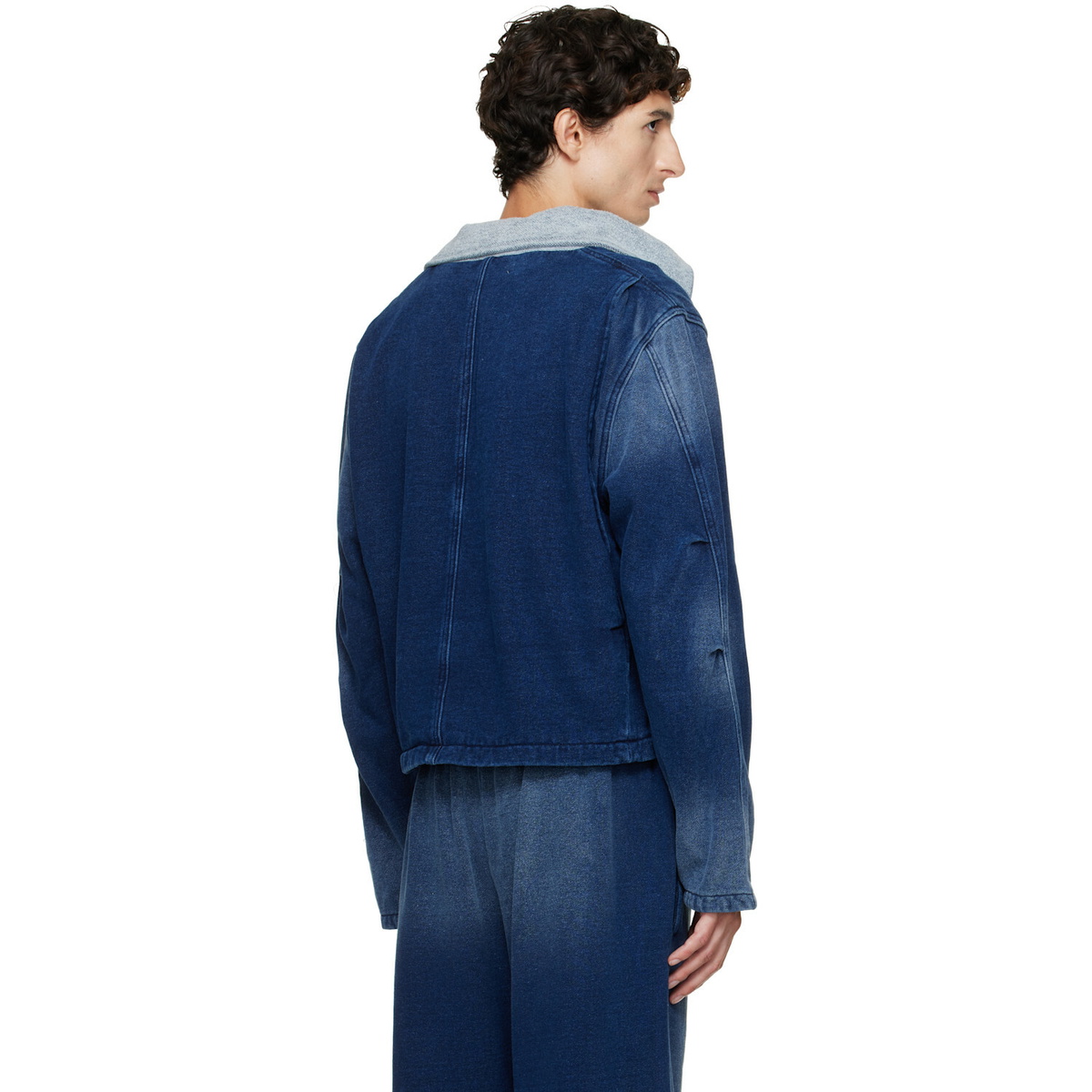 Les Tien Navy Heavyweight Utility Jacket