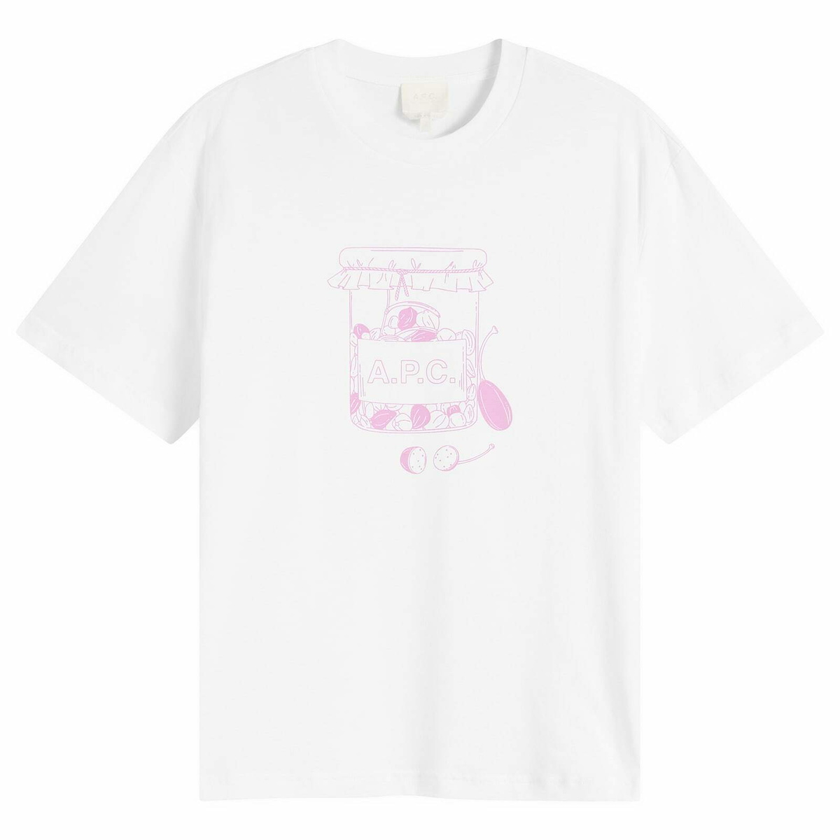 A.P.C.×Carharttwip クルーネックコラボTシャツLホワイト A.P.C - 新品 a.p.c. carhartt wip コラボ Tシャツ ロゴの通販 by ま's