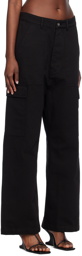 Rick Owens DRKSHDW Black Cargo Trousers