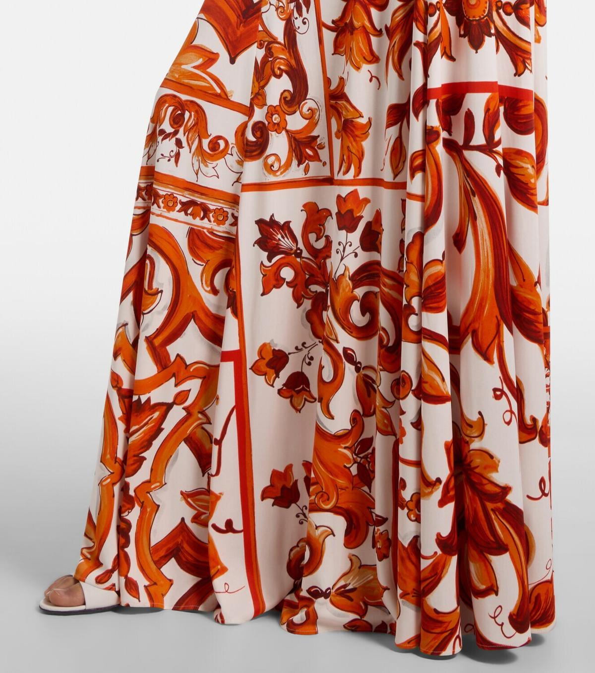Dolce&Gabbana Majolica organza midi dress