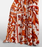 Dolce&Gabbana Majolica organza midi dress