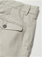 Barena - Canasta Tapered Cotton-Blend Trousers - Neutrals