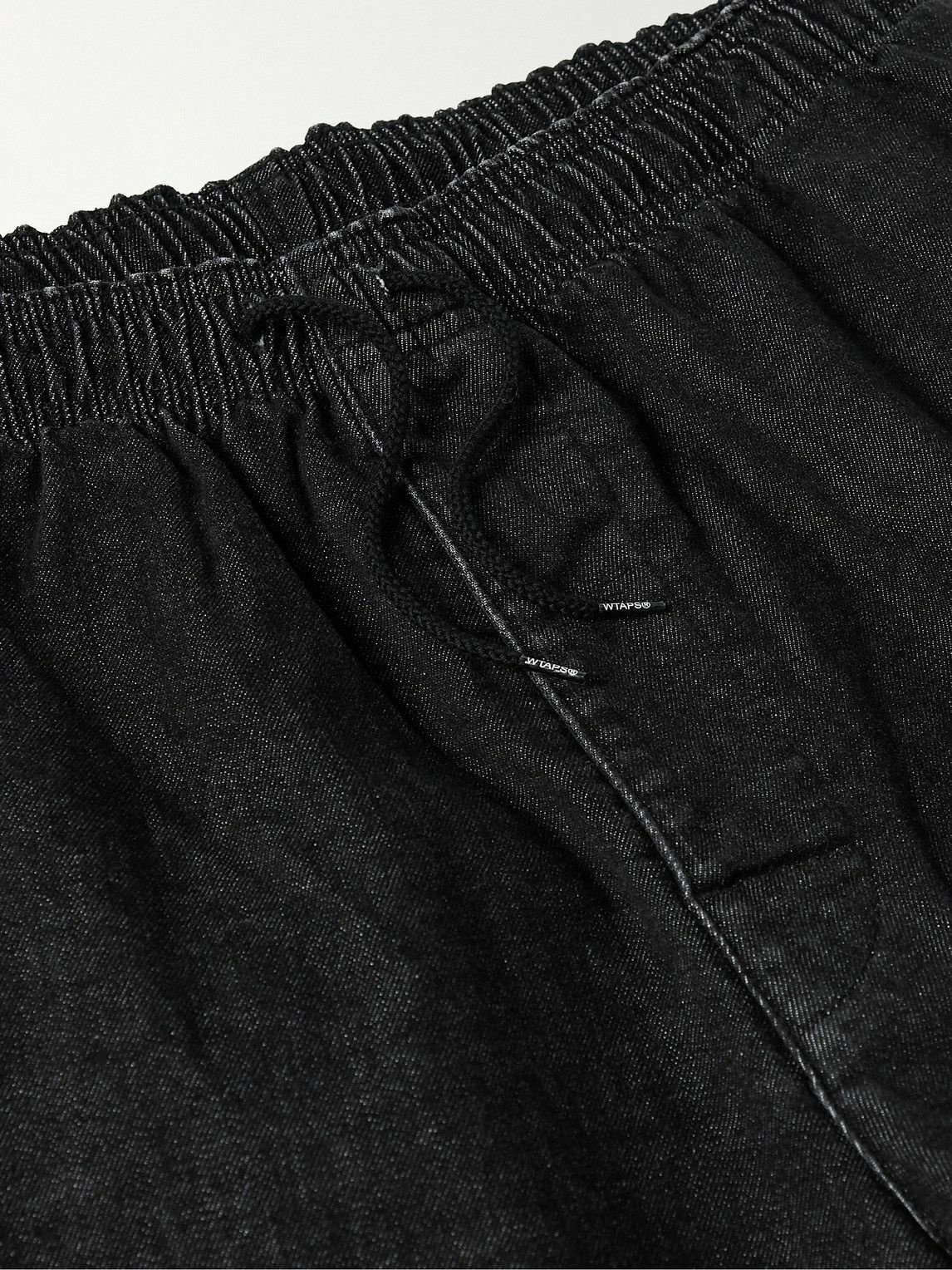 WTAPS - Seagull 01 Straight-Leg Drawstring Jeans - Black WTAPS